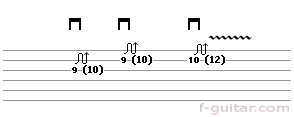 Flower of Desert 1 - guitar lick in oriental/neoclassical style