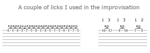 Rock Improvisation Phrases