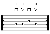 Alternate Picking Exercise 9 - guitar tab
