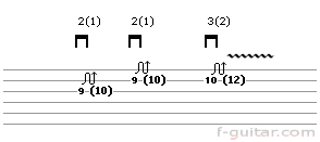 Neoclassical Lick 15 (Flower of Desert 1 - guitar lick in oriental/neoclassical style) - guitar tablature