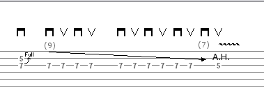 A guitar tab for Tasty Bent String Releasing Trick